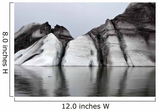 Eisberge, JÃ¶kulsarlon, Island Wall Mural