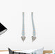 Two Spinal Columns Wall Stickers