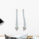 Two Spinal Columns Wall Stickers