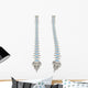 Two Spinal Columns Wall Stickers