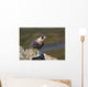 Peregrine Falcon on rock Wall Mural