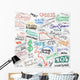 Economy Doodles Wall Mural