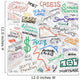 Economy Doodles Wall Mural
