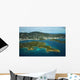 Flying over Tropical Islands Wall Decal