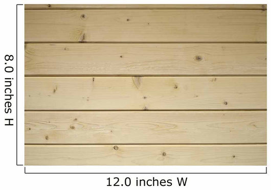 White washed pine board cabin wall Wall Mural