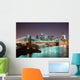 New York City Skyline at Night Wall Mural