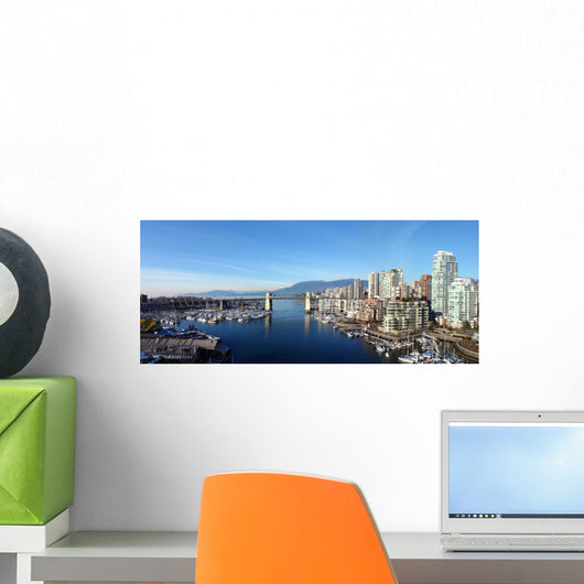 vancouver panoramic Wall Mural