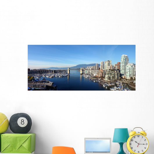vancouver panoramic Wall Mural