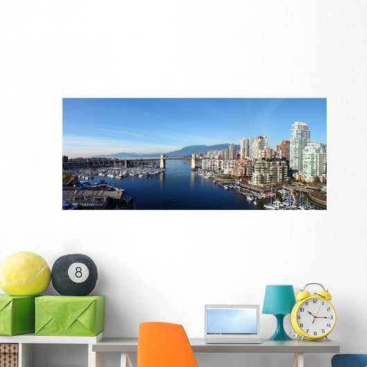 vancouver panoramic Wall Mural