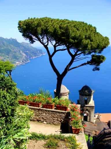 Amalfi Coast from Cliffside Wall Decal