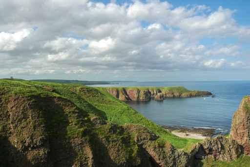 Coastline Scotland during Bright Wall Decal