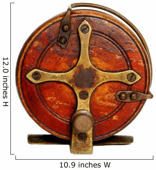 vintage fishing reel Wall Decal