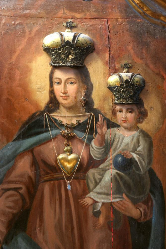 Blessed Virgin Mary with baby Jesus Wall Mural
