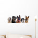Dog heads Wall Decal