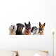 Dog heads Wall Decal