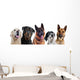 Dog heads Wall Decal
