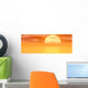 Sunse Over Open Ocean (Wide Shot) Wall Decal