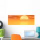 Sunse Over Open Ocean (Wide Shot) Wall Decal