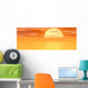 Sunse Over Open Ocean (Wide Shot) Wall Decal