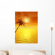 Sunset Palm V Wall Decal