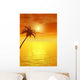 Sunset Palm V Wall Decal