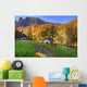 Rural autumn landscape Wall Mural