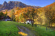 Rural autumn landscape Wall Mural