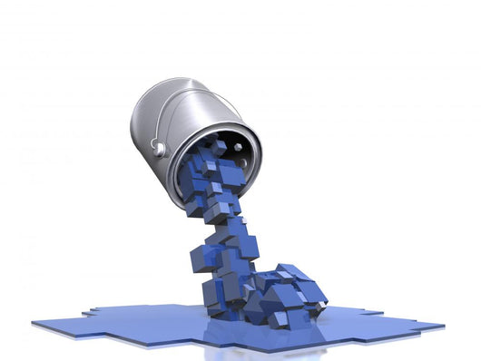 Pixel Paint - Ground View Wall Decal