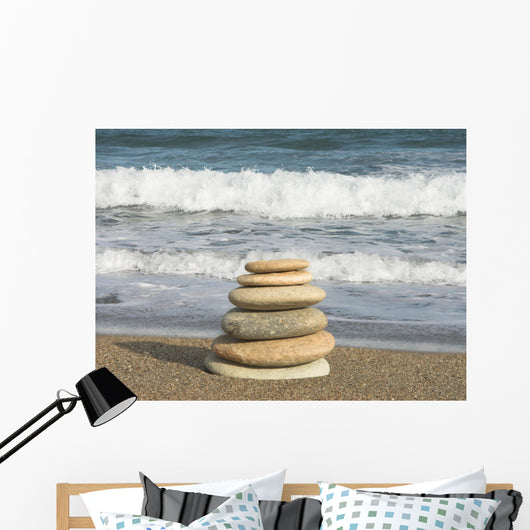 beach zen Wall Mural