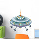 Cartoon Ufo Wall Decal