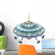 Cartoon Ufo Wall Decal