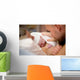 Newborn baby girl Wall Mural