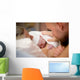 Newborn baby girl Wall Mural