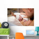 Newborn baby girl Wall Mural