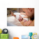 Newborn baby girl Wall Mural
