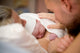 Newborn baby girl Wall Mural