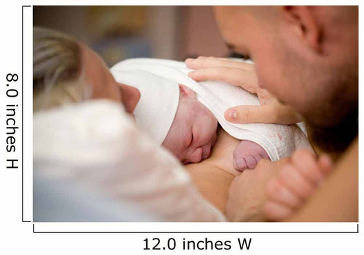 Newborn baby girl Wall Mural