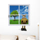 Horse and Window Wall Decal