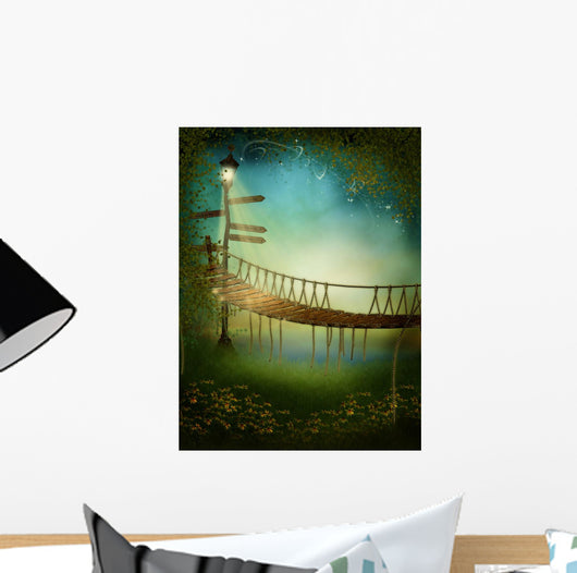 Enchanted bridge Wall Mural