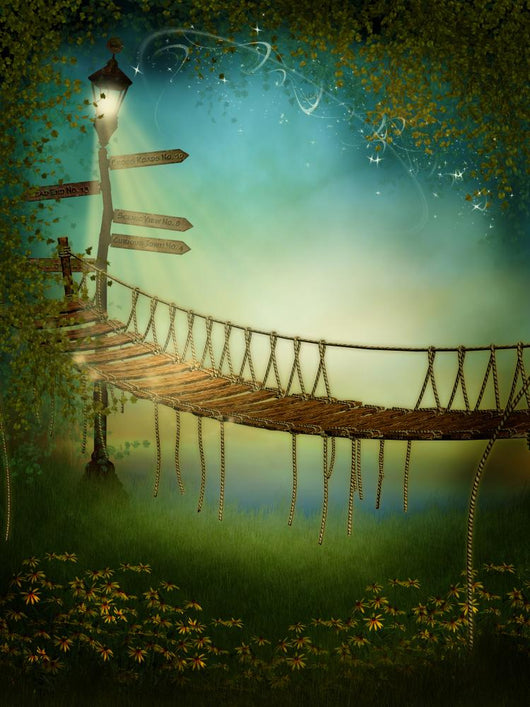 Enchanted bridge Wall Mural