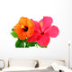 Hibiscus Flowers Wall Decal