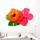 Hibiscus Flowers Wall Decal