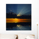 evening decline above the sea Wall Mural