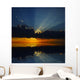 evening decline above the sea Wall Mural