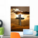 Rugged Cross with Sunshine Wall Decal