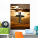 Rugged Cross with Sunshine Wall Decal