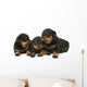 Baby Rottweilers Wall Decal