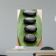 Black Spa Stones over Wall Mural