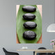 Black Spa Stones over Wall Mural
