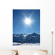 Sole Sulle Montagne Wall Decal